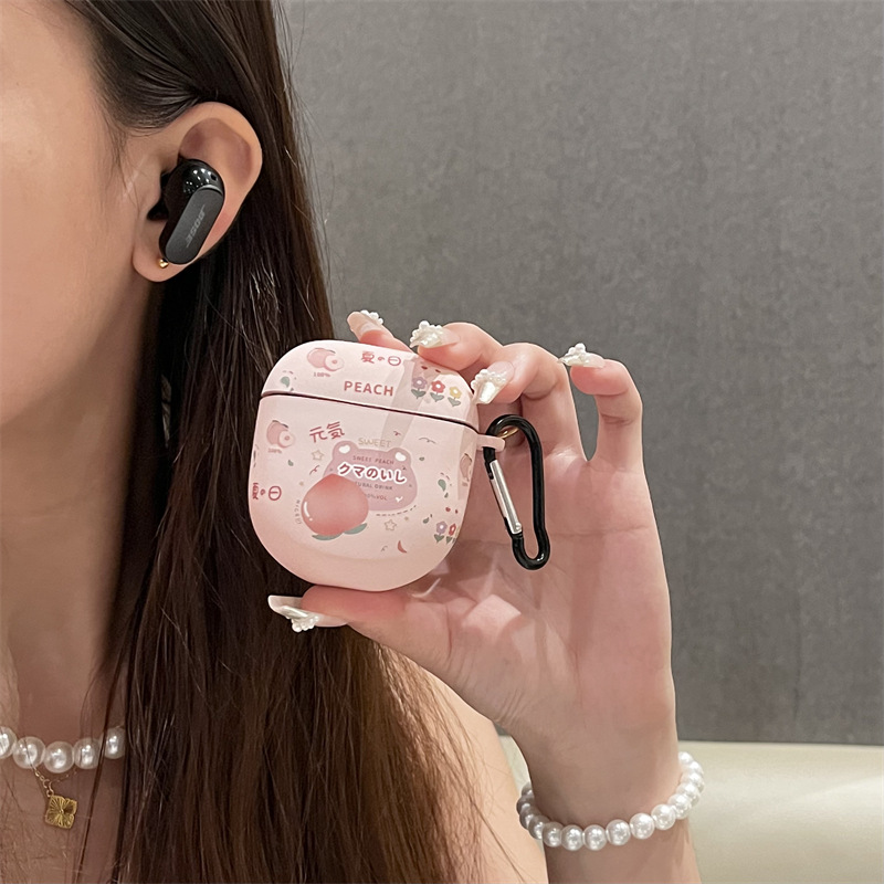 Bose Headphone Qc Ultra - غطاء حماية من السيليكون بتصميم كرتوني