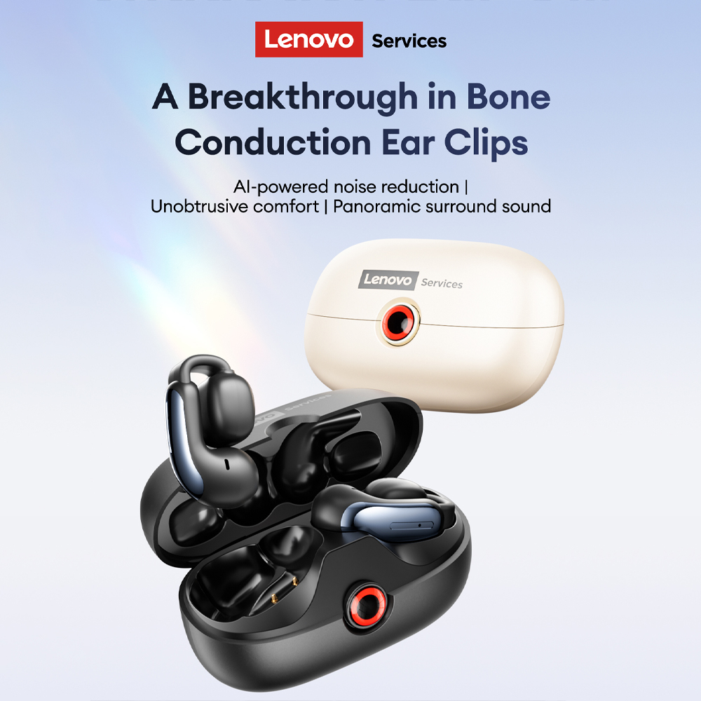 Earbuds Charging Case - لينوفو LES-108 العظام التوصيل TWS الأذن