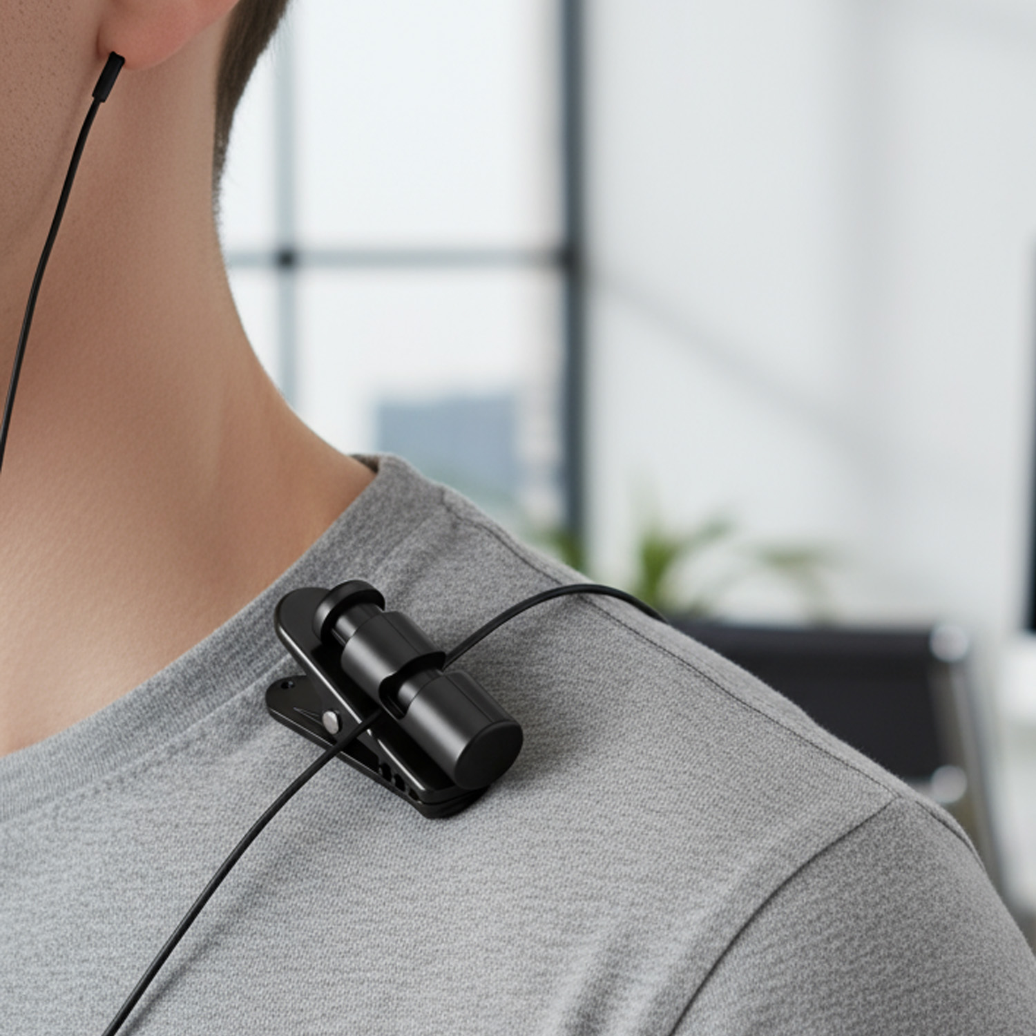 Wired Earphone Mic - مشابك تثبيت سماعات الرأس (1-10 قطع)