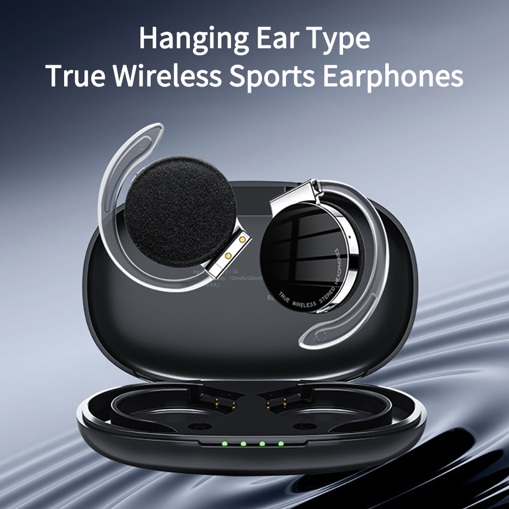 Sports Earphone Hook - F2 TWS سماعات مع ميكروفونات الرياضة