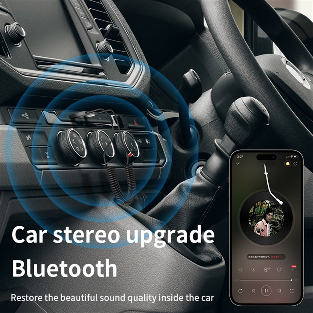 جهاز استقبال بلوتوث 5.4 للسيار - مراجعة Bluetooth Adapter Receiver وسعره