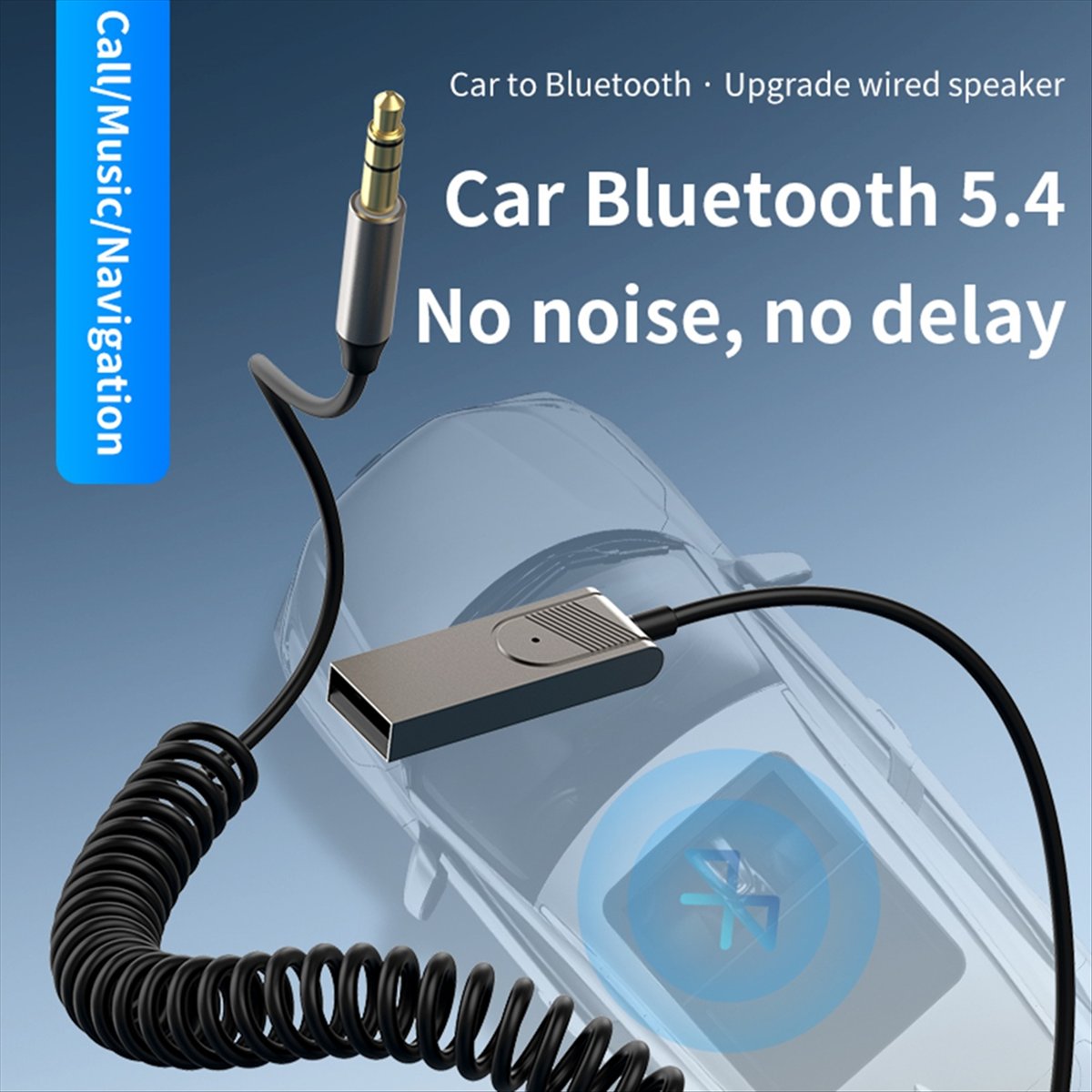 جهاز استقبال بلوتوث 5.4 للسيار - مراجعة Bluetooth Adapter Receiver وسعره