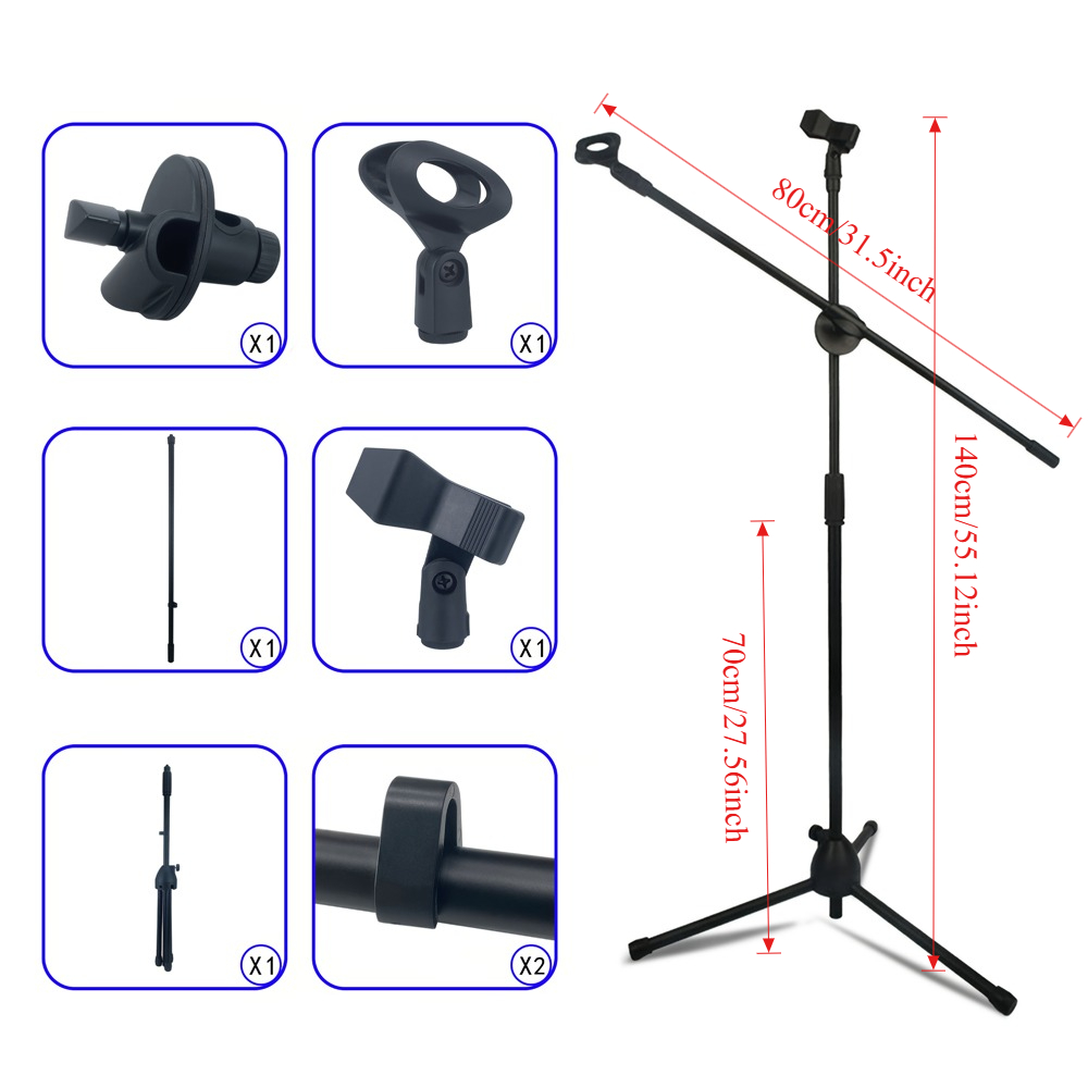 حامل ميكروفون أرضي بتصميم ذراع - مراجعة Shure Mic Sm58 وسعره