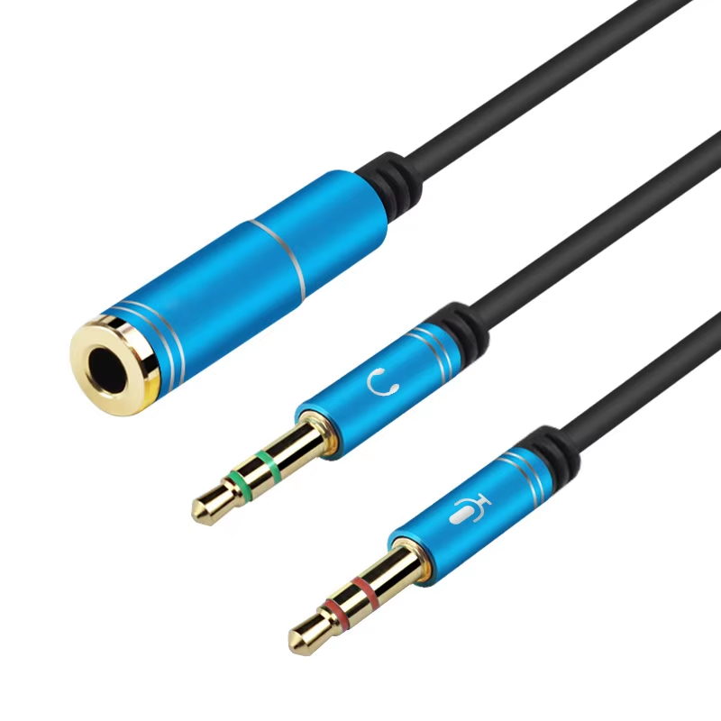 كابل محول Y من NNBILI بمقبس صغ - مراجعة Earphone Splitter Jack وسعره