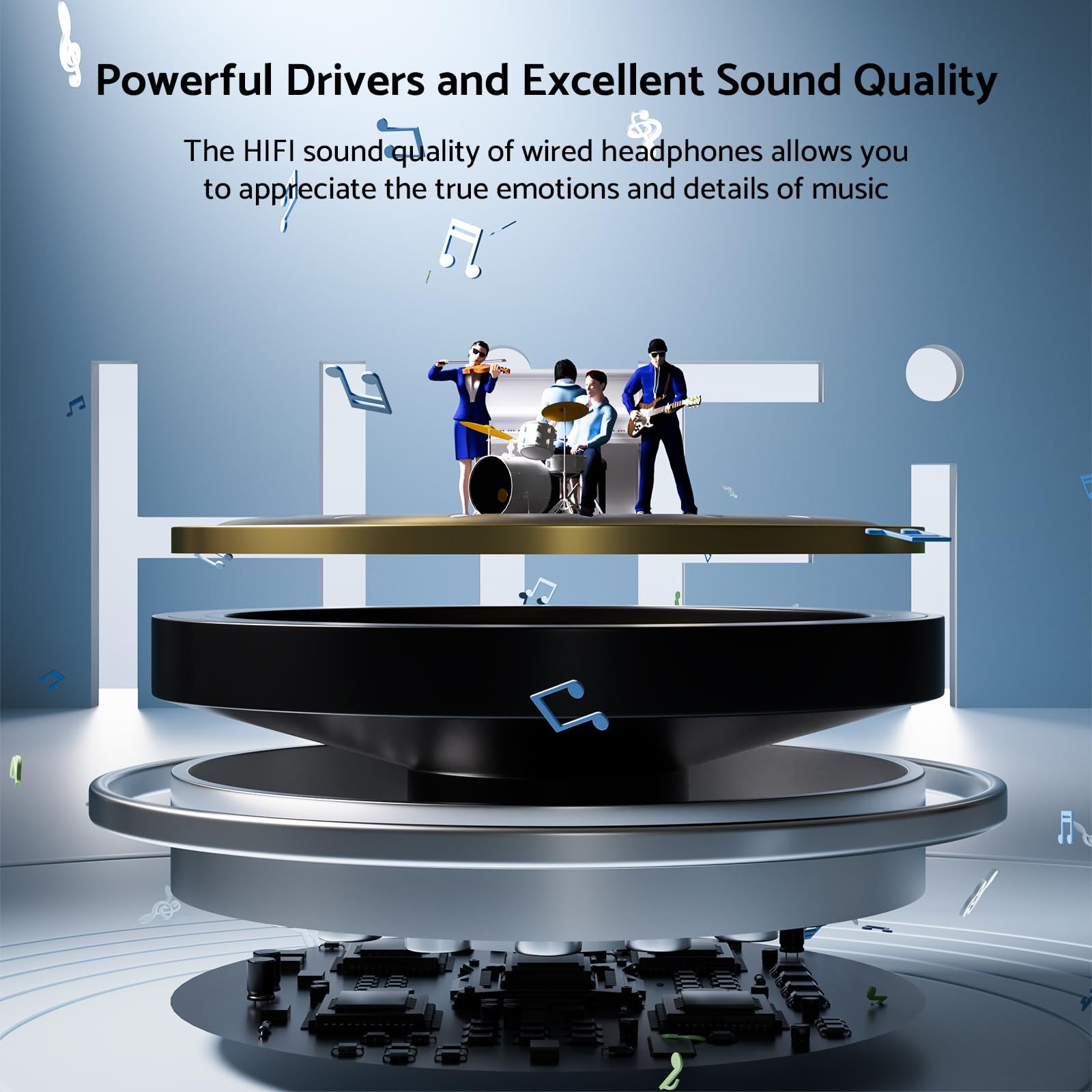 سماعة رأس سلكية داخل الأذن HiF - مراجعة Wired Earphone Mic وسعره